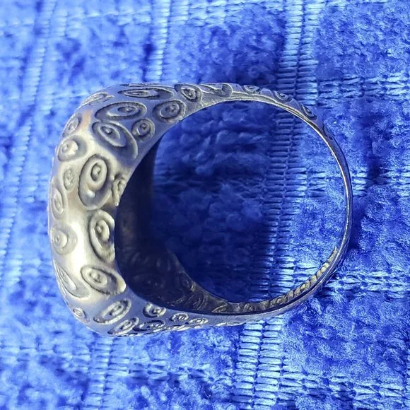 CHOCOLATE CZ DIAMOND RING GOLD SIZE 6 - Picture 4 of 7